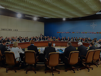 John Kerry joins NATO leaders and Ukrainian Foreign Minister Klimkin for special Ukraine talks at NATO Headquarters, June 25, 2014