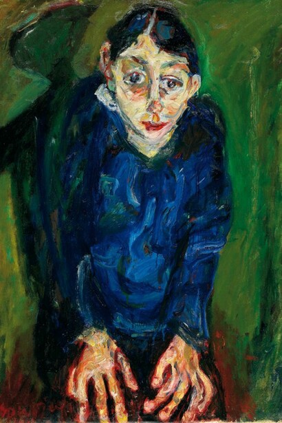 Chaïm Soutine, La pazza 1919 circa Olio su tela, cm 87 x 65,1 Firmato in basso a sinistra © Pinacothèque de Paris /Fabrice Gousset © Chaïm Soutine by SIAE 2013