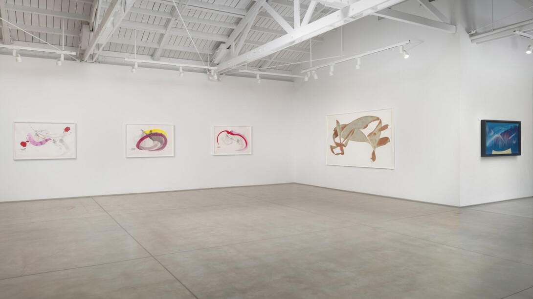 Jorinde Voigt, Works on paper, exhibition view. Courtesy of Marc Selwyn Fine Art