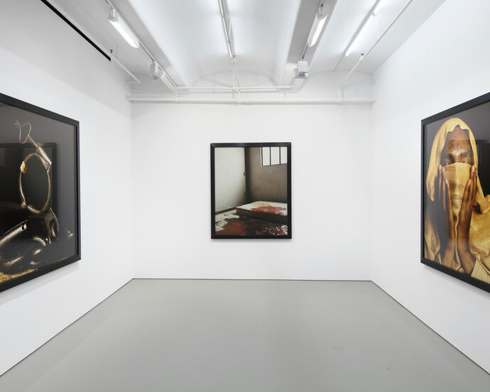 Andres Serrano, Exhibition view. Courtesy of Jack Shainman Gallery