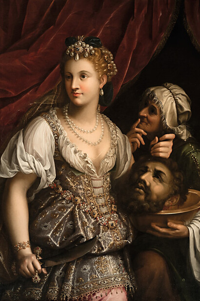 Fede Galizia, Judith met het hoofd van Holofernes, 1596 (Galleria Borghese Rome)