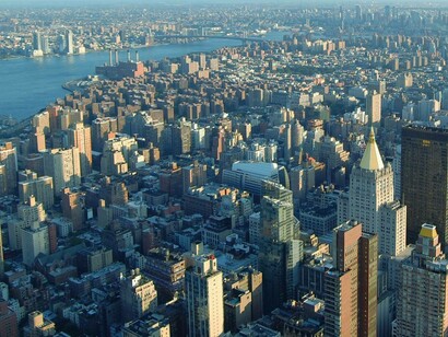 Veduta di New York City, USA