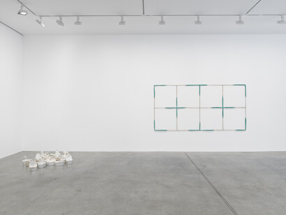 © Michelle Grabner 2023, installation view, photo by Dan Bradica. Courtesy of the artist and James Cohan, New York