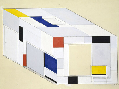 Heimo Zobernig, Piet Mondrian. Courtesy of Albertinum