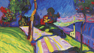 Wassily Kandinsky - Murnau Kohlgruberstrasse