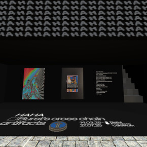 Haha. Burst's cross chain artifacts, exhibition view. Courtesy of OÖ Landes-Kultur GmbH