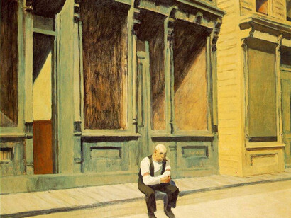 «Sunday» (1926), E. Hopper 