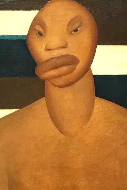 A negra (1923), detalhe