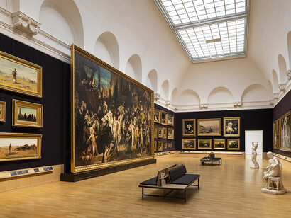 Verschiedene Künstler, Making history, Ausstellungsansicht. Mit freundlicher Genehmigung der Hamburger Kunsthalle