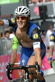 Matteo Trentin vincitore della 18ma tappa del Giro d'Italia
