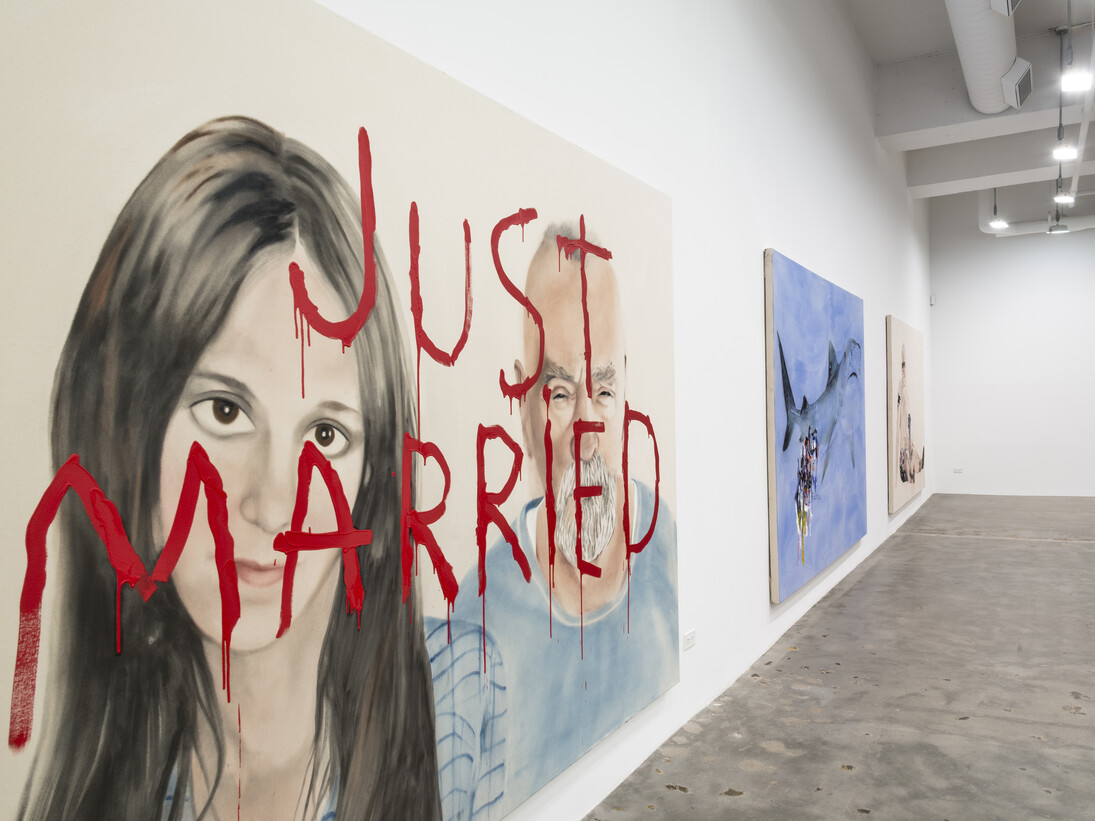 Marc Séguin, I Love America and America Loves Me, 2014, Installation view