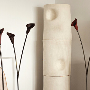 Eny Lee Parker, A soft place to land, exhibition view. Courtesy of Hannah Traore Gallery