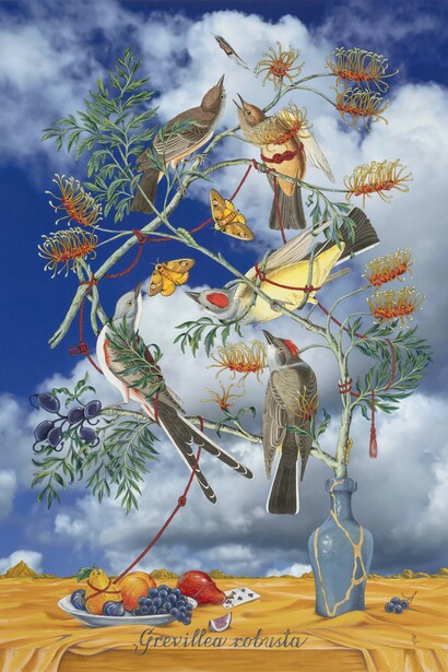 Penelope Gottlieb, Grevillea robusta, 2024. Courtesy of Gerald Peters Gallery