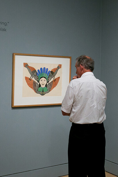 Kenojuak Ashevak & Tim Pitsiulak. Courtesy of AGH