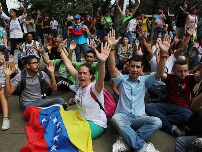 Protesta en el Día de la Juventud