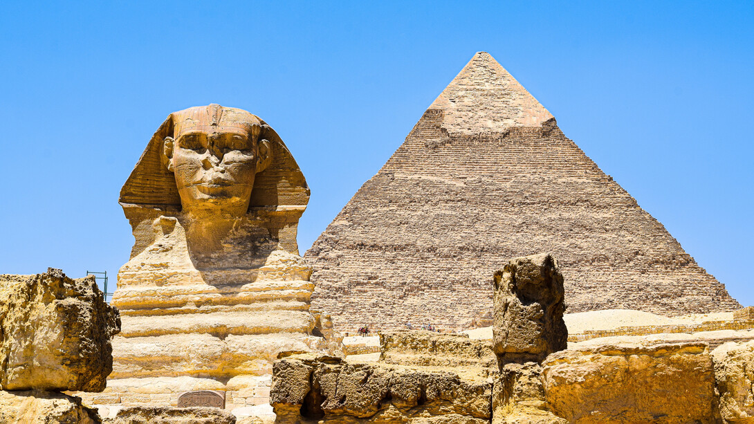 La Gran Esfinge de Guiza en Egipto