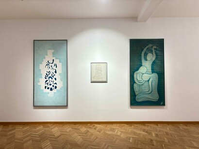 Latifa Toujani, Latifa, pionnière aussi! Vue de l’exposition. Avec l’aimable autorisation de la Comptoir des Mines Galerie