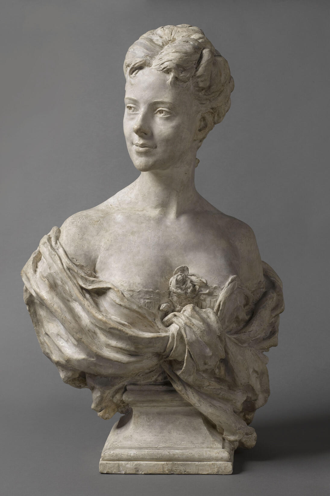 Jean-Baptiste Carpeaux (1827-1875), Eugénie Fiocre,
Plâtre, 83 x 51 x 37 cm, Paris, musée d’Orsay, RF 930, © Musée d’Orsay, dist. RMN-Grand Palais / Patrice Schmidt