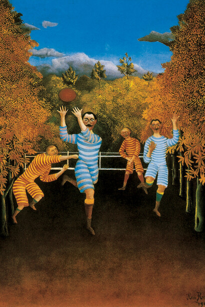 Les Joueurs de football, 1908. Huile sur toile, 100,5 x 80,3 cm. The Solomon R. Guggenheim Museum, New York.