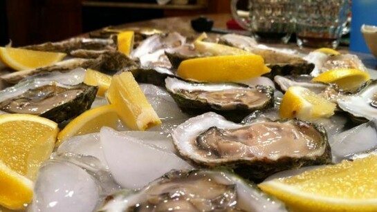 A delicious tray of oysters at the Lowcountry Oyster Festival in 2011.