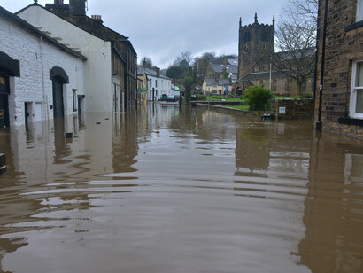 Alluvioni, Bingley, Bradford UK