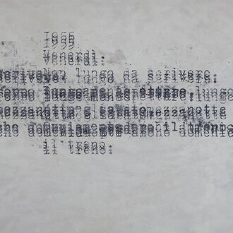 Patrizia Novello, Troppo lungo da aspettare, 2017, olio su tela, cm. 100x150, foto Francesca Iovene