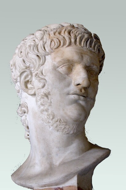 Testa di Nerone, 55-65 d.C. 