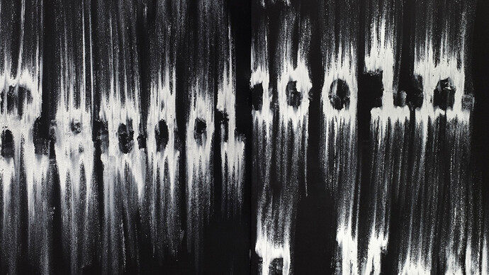 Gary Simmons. Courtesy of The Drawing Center