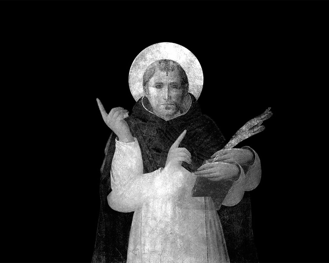 mounir fatmi The Silence of Saint Peter Martyr, 2011 video HD in bianco e nero con audio, 5'04" edizione di 5 Courtesy l’artista e Officine dell’Immagine, Milano