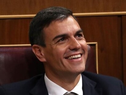 Sánchez, tan feliz
