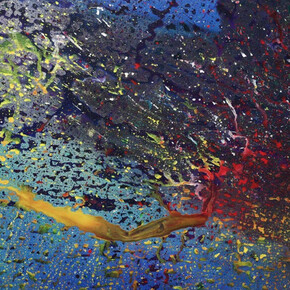 Shōzō Shimamoto. Courtesy of Dellupi Arte 