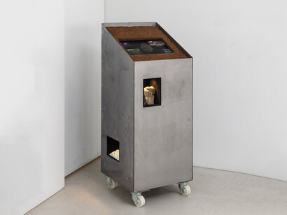 Zion Estrada, Grief box 48 (detail), 2026. Courtesy of Palo Gallery