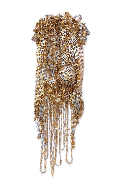 Moffat Takadiwa, Foreign Smell, 2015, Found spray-can debris, Copyright the artist, Courtesy Tyburn Gallery