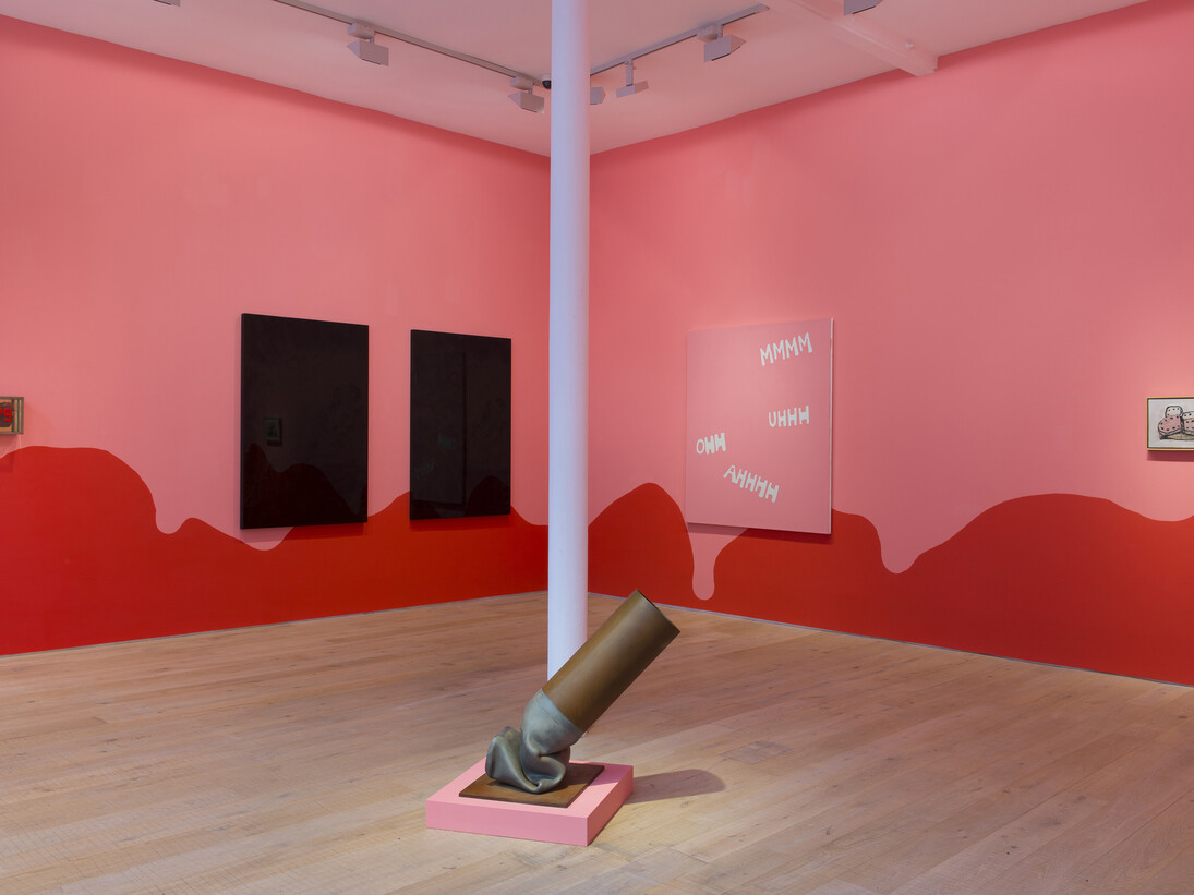 Everything falls faster than an anvil, Installation view. Courtesy Pace London