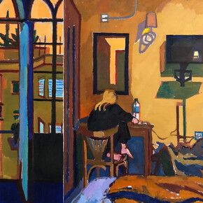 Natalia Zourabova, Nightlight, 2025. Courtesy of Kaliner Gallery