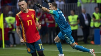 Aspas tras fallar su penalti