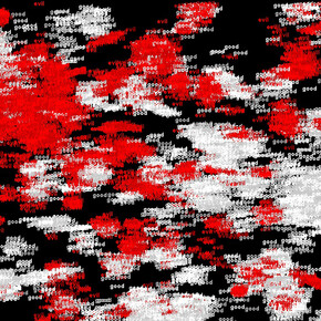 Charles Sandison, Good and Evil, 2002 - 2006, multimedia installation