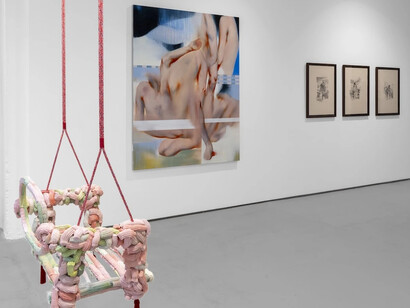 Various artists, Coming up roses, exhibition view. Courtesy of Berntson Bhattacharjee Gallery