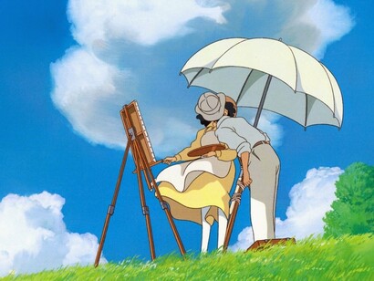 Immagine tratta dal film "Si alza il vento". È stato scritto e diretto da Hayao Miyazaki e prodotto dallo Studio Ghibli