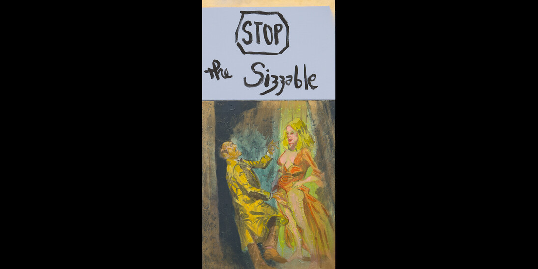 Archie Rand and Bob Holman, Stop the Sizzable, 2017. Courtesy of Freight + Volume