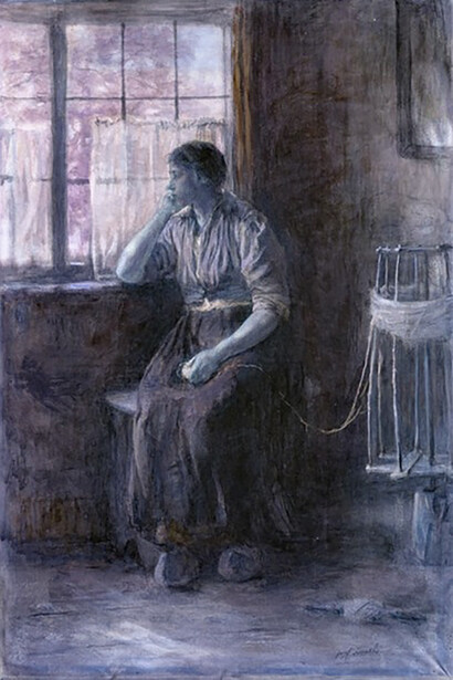 Josef Israëls, Woman at the Window (cca 1900)