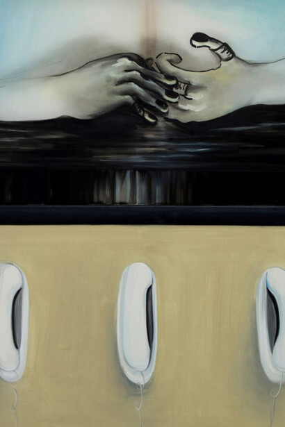 Yvonne Feng. Plaster of finger