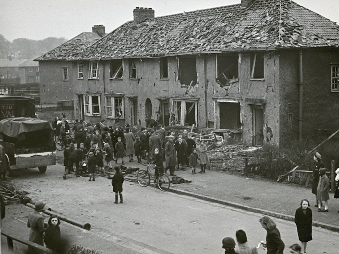 Bomb damage. Courtesy of Museum of Liverpool