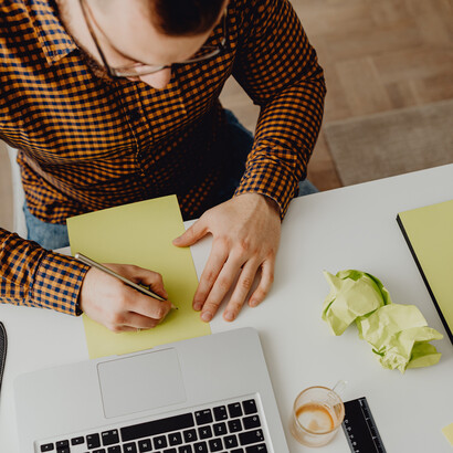 O início de um projeto escrito