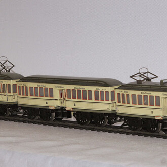 Toy / model trains. Courtesy of Musée du Jouet