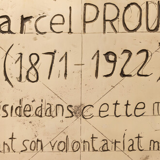 Francesco Arena, Marcel (detalle), 2025. Cortesía de Galería Prats Nogueras Blanchard