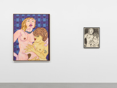 William N. Copley, X-rated, ausstellungsansicht. Mit freundlicher genehmigung der Galerie Max Hetzler