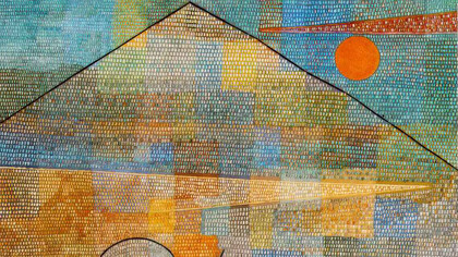 Paul Klee, Ad Parnassum, olio su tela, 100x128cm, Kunstmuseum, Berna