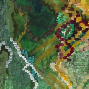 Sherman Sam, Ain't a bad place to be, 2012, 37.6 x 33.6cm