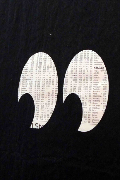 Axel Lieber, Marx Brothers, 2012, Silkscreen on Newspaperpages (Monoprints), detail